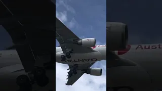 QANTAS Freight A330 200 landing at Adelaide