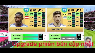 UPGRADE David Alaba and Federico Valverde trong dream league soccer 2023,DLS 23.