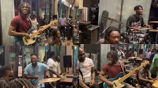 Unstoppable drum and bass grooves🔥||Bisdrum/Elvis yarwood||Great hi life Jam with these Musicians🎧