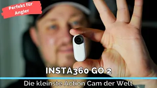 Insta360 GO 2 | Die kleinste ACTION CAM der Welt | Perfekt für Angler