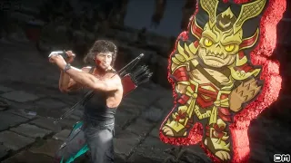 MK11 Ultimate All Characters Destroy Jade's Piñata Perform FRIENDSHIP Jade FRIENDSHIP