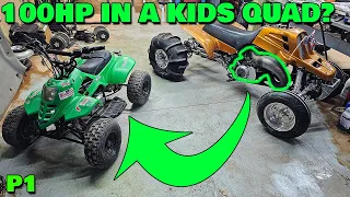 Worlds First Banshee Swapped Kids ATV Chinese! tao tao turned EPIC BUILD!