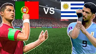 FIFA 23 - Portugal vs Uruguay - FIFA World Cup Final - Ronaldo vs Suarez |  Gameplay PC