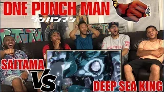 ONE PUNCH MAN SAITAMA VS THE DEEP SEA KING! EPISODE 9 REACTION/REVIEW