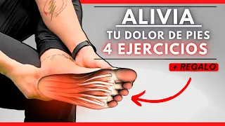 🔴 MEJORES EJERCICIOS para la FASCITIS PLANTAR 🦶 consigue ALIVIAR el DOLOR de PIES