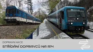 Střídání dopravců na R14 | DOPRAVNÍ AKCE