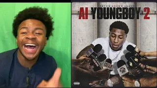 YOUNGBOY BEST ALBUM!!! | YoungBoy Never Broke Again- AI YoungBoy 2 | ALBUM REACTION!!!