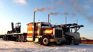 OLD START COLD START On My Peterbilt 379!