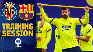 Back to work for Villarreal - Barça