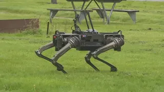 Portland National Guard receives new ‘Robot Dog’ to help patrol base