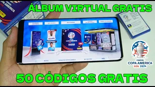 Álbum Virtual Copa América USA 2024 de Panini: 50 CÓDIGOS GRATIS para Android