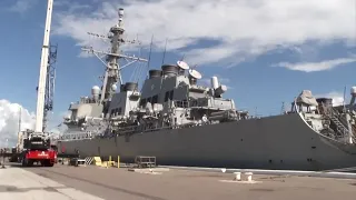 WATCH LIVE: USS Carney returns to Mayport after dangerous, historic 7-month deployment