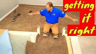 HOW TO STRETCH CARPET IN MULTIPLE ROOMS PT.2