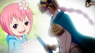 [   AMV ] One piece - The Script - Superheroes - Rebecca & Kyros battle for freedom