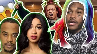 HOW 6IX9INE SNITCHED ON CARDI B , TRIPPIE RED , AND TREYWAY IN COURT