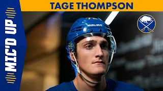 Tage Thompson Mic'd Up Ahead of 2021 NHL Season! | Buffalo Sabres