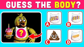 Guess The Monster By Voice & Body | FNAF, The Amazing, Mario, Poppy Playtime, Rainbow Friend