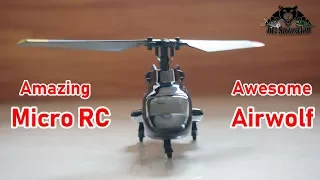 Micro Electric RC Bell 222 Airwolf Strikes Again