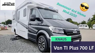 Erschwinglicher Allradcamper? Knaus Van TI Plus 700 LF 🚐 Preiswertes Reisemobil 4x4! Die Roomtour 😎