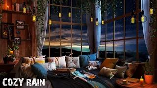 You Will Fall Asleep with Rain on Window | Gentle Rain Sounds for Sleeping Problems, Insomnia