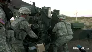 M198 155mm Howitzer Live Fire