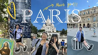 ▶巴黎 Vlog◀推薦餐廳/咖啡廳🍽️用雙腳爬上艾菲爾鐵塔💦羅浮宮三寶👀蒙馬特聖心堂&愛牆😍 老佛爺百貨逛街購物🛍️觀光客拍照景點📷