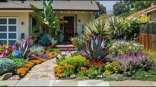 Inspiring front Garden Landscaping Ideas| Front Yard Flower Bed Designs| Gardening Ideas For Home