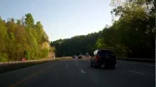 I-65 south, exiting towards Elizabethtown