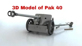 3D Model of  Pak 40 Review