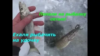 Ехали рыбачить на удучку, а попали на рыбалку сетью!