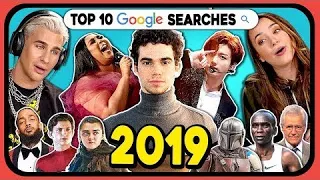 YouTubers React To Top 10 Google Searches 2019 (Google Year In Search 2019)