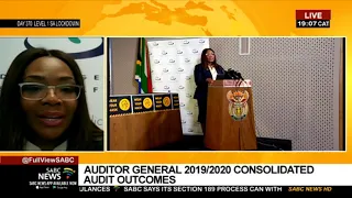 Auditor-General tables 2019-2020 consolidated audit outcomes: Tsakani Maluleke