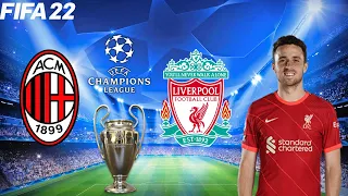 AC Milan vs Liverpool - UCL Champions League 2021/22 - Full Match & Gameplay
