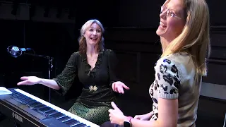 KATE GARNER at Hoxton Hall  - interview on ITV London News, Friday June 23rd 2023