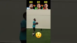 Messi vs Ronaldo vs Neymar in Basketball 🏀