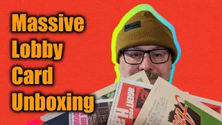 Unboxing Movie Lobby Cards