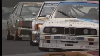 Old DTM cars, the BMW M3 E30 & the Mercedes 190E Evo2 (W201)