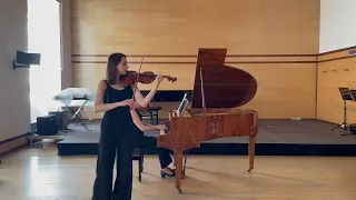 Concierto para violín de Barber y Concierto n3 en Sol M para violín de Mozart (Paula Cañete Quevedo)
