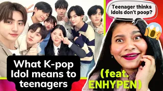 What K-pop Idol means to teenagers (feat. ENHYPEN) | Indian Reaction/Review Video | ManyySarangh