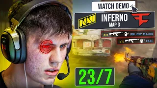 ЯК B1T ЗНИЩИВ ФЕЙЗ В ФІНАЛІ МАЖОРУ? Розбір історичної демки NAVI vs FAZE на Inferno від Петрика