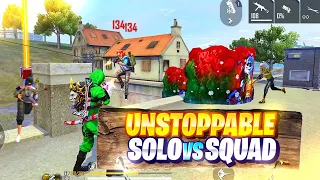 Solo VS Squad Full Rush 19 Kills Gameplay - Badge99 - Garena Free Fire