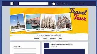 Facebook Business Page Cover Video - After Effects Template