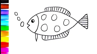 Beautiful and easy to draw fish for everyone.