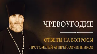 Чревоугодие и борьба с ним. Ответы на вопросы. Протоиерей Андрей Овчинников