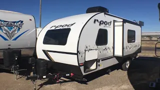 2021 Forest River r-pod 196 Rear Kitchen Travel Trailer