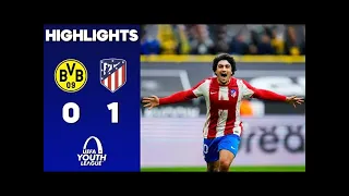 Borussia Dortmund U19 vs Atletico de Madrid U19 (0-1) Highlights | UEFA Youth League 2022