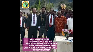 Tgl. 13 _15 Juni 2022 di Klasis Jila Koordinator Amungsa Gereja Kemah Injil (kingmi) di tanah Papua