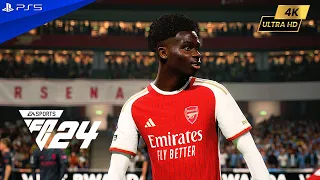 London Derby Heats Up! Watch Arsenal vs Chelsea -  EA FC 24 (PS5 4K)