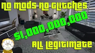 GTA Online Hitting $1,000,000,000 Billion Legitimately No Glitch, No Mod, No Shark Cards