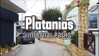 Platanias internal paths. Walking tour. Chania, Crete, Greece. | 漫步在Platanias深处的小路。